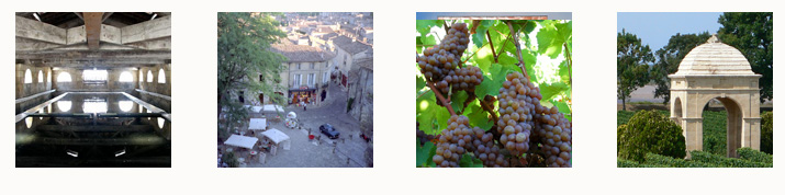Bandeaux Itinéraire St Emilion à Bourg From Saint Emilion to Bourg